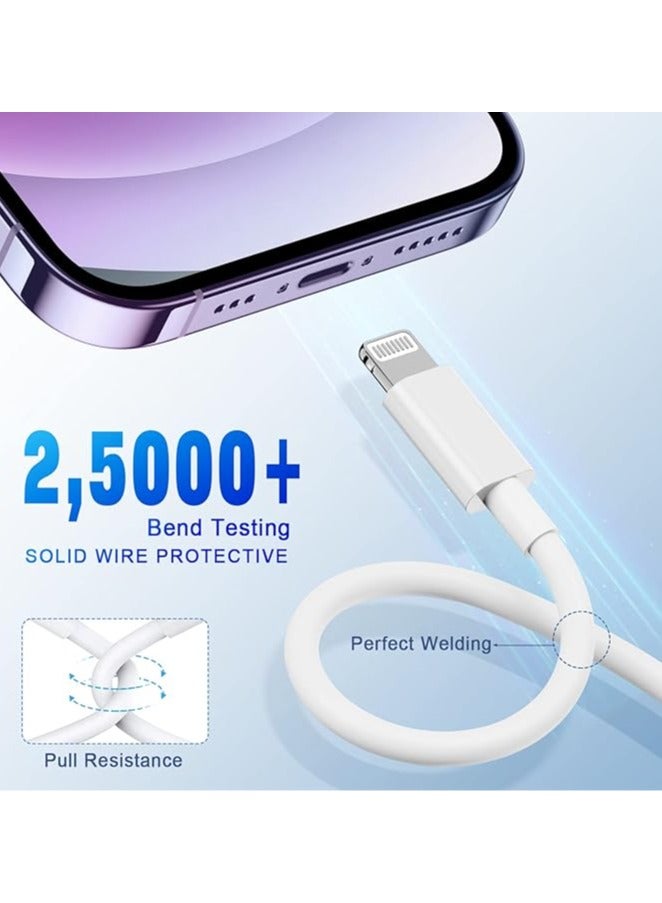 20W USB C to Lightning Cable 1M iPhone Fast Charger Cable USB-C Power Delivery Charging Cord for iPhone 14/13/12/11/XS/XR/X/8/iPad - Image 4