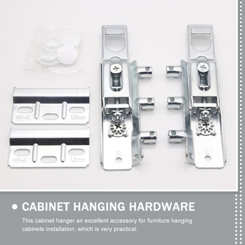 Heavy Duty Adjustable Concealed Cabinet Hinges 2 Pack Metal Suspension Bracket for Kitchen Furniture - Image 5