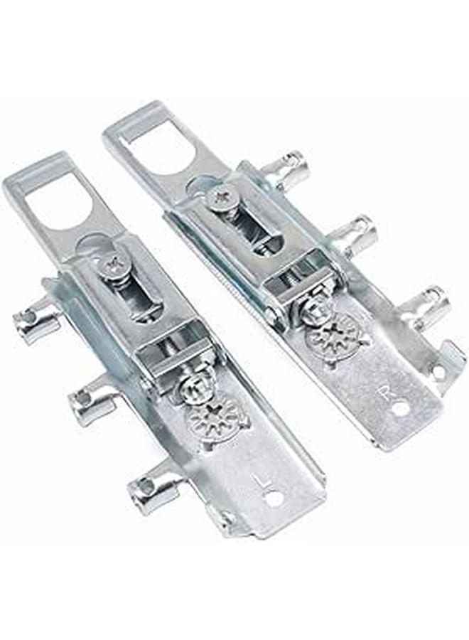 Heavy Duty Adjustable Concealed Cabinet Hinges 2 Pack Metal Suspension Bracket for Kitchen Furniture - Image 1