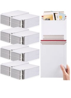 KASTWAVE Mailer Photo Mailers Document Self Adhesive Lightweight Mailers Standard Envelope 250gsm White Shipping Envelopes Photography Mailers for Photos, Documents, CD 50Pcs, 16 * 25cm  - Image 1