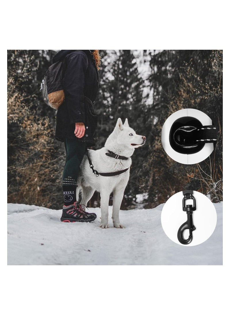 Retractable Dog Leash, Dispenser and 5M Strong Nylon Tape,Heavy Duty Walking Dog Leashes for Up to 50KGS 360° Tangle-Free Reflective Leash for Large Dogs