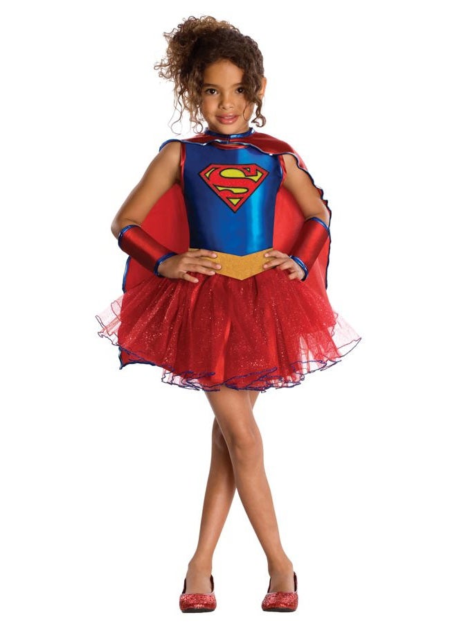 Rubies DC Comics Superheroes: Supergirl Costume Dress for Kids, Girl's Small - Image 1