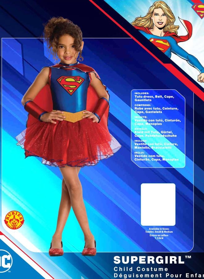 Rubies DC Comics Superheroes: Supergirl Costume Dress for Kids, Girl's Small - Image 2