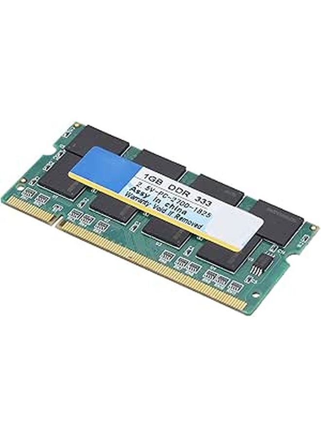 ذاكرة لابتوب 333MHz 1GB DDR PC-2700 متوافقة تمامًا مع أجهزة لابتوب إنتل وAMD - Image 1