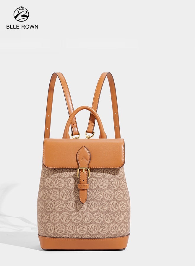 بليه روان شنطة يد نسائية أنيقة مع حزام قابل للتعديل تتحول إلى شنطة ظهر أو شنطة كتف حقيبة عملية للعمل والدراسة والسفر والاستخدام اليومي - Image 1