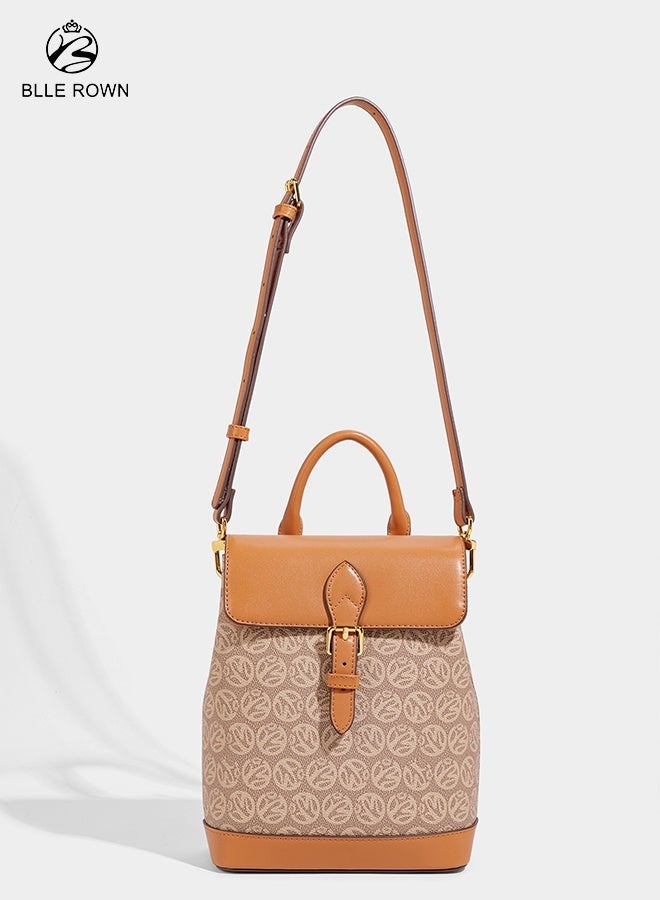 بليه روان شنطة يد نسائية أنيقة مع حزام قابل للتعديل تتحول إلى شنطة ظهر أو شنطة كتف حقيبة عملية للعمل والدراسة والسفر والاستخدام اليومي - Image 4