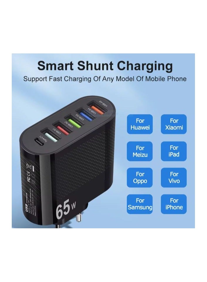 Plug 3A USB Charger Multi Port 4 USB Quick Charge 3.0 For Phone Adapter Tablet Portable Wall Charger Fast Charger For Poco - Image 2