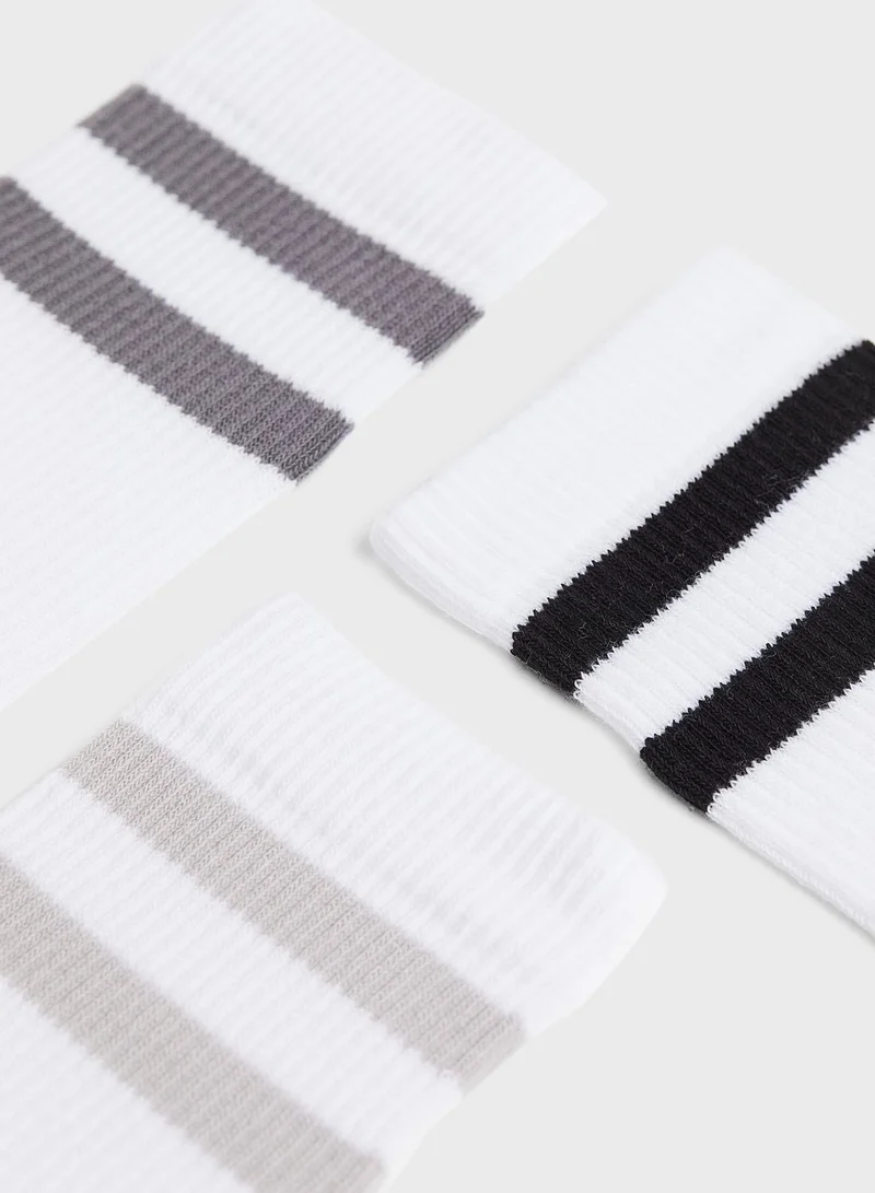 H&M 5 Pack Crew Socks