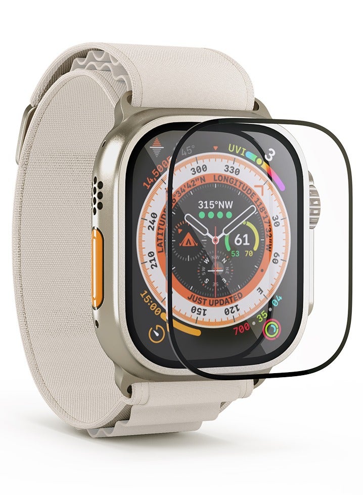أوريجنال واقي شاشة غير لامع لساعة Apple Watch Ultra وUltra 2 (49 مم) - مضاد للتوهج، مقاوم لبصمات الأصابع، غشاء عالي الدقة - حماية من الخدش لشاشة Apple Watch Ultra - Image 1