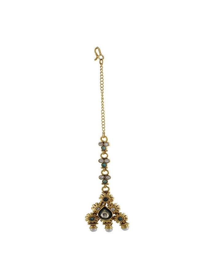 Vama Fashions Bore Maang teeka tika Mangtika Mang Tikka for Wedding Traditional - Image 1