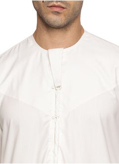 U.S. ELK U.S. ELK Men's Long Sleeve Emirati Kandura | Islamic Dishdasha Jubba for Men | Muslim Robe for Comfort, Style, and Tradition | Islamic Clothing  - Image 4
