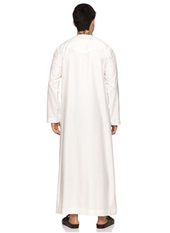 U.S. ELK U.S. ELK Men's Long Sleeve Emirati Kandura | Islamic Dishdasha Jubba for Men | Muslim Robe for Comfort, Style, and Tradition | Islamic Clothing  - Image 2