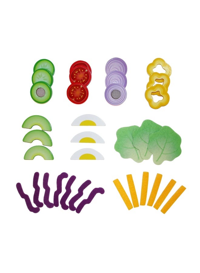 Hape طقم سلطة صحي للعب - Image 3