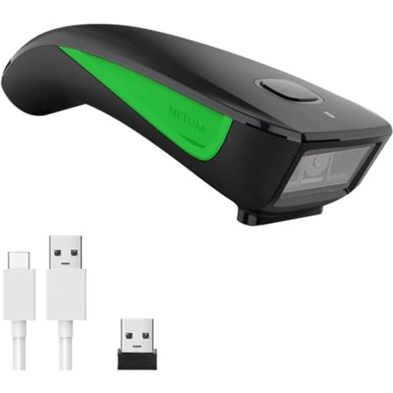 NETUM C740 Mini 1D Bluetooth Barcode Scanner for Tablet Phone PC 3-in-1 Portable Automatic USB Wireless CCD Bar Code Scanning Support Screen Scan for Tablet iPhone IPad Android Windows Mac - Image 1