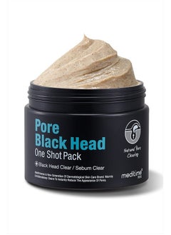 Pore Blackhead One Shot | Sebum and Blackhead Remover Mask | Clay Mask for Blackheads and Pores | Korean Skincare Pore Minimizer & Nose Blackhead Remover | Whitehead Remover (3.53 Fl Oz)