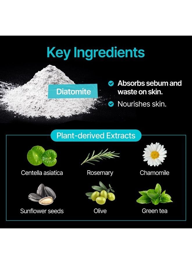 Meditime - Pore Blackhead One Shot | Sebum and Blackhead Remover Mask | Clay Mask for Blackheads and Pores | Korean Skincare Pore Minimizer & Nose Blackhead Remover | Whitehead Remover (3.53 Fl Oz) - Image 1