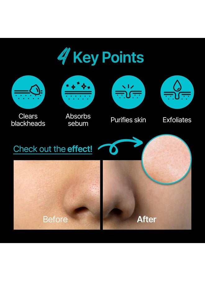 Meditime - Pore Blackhead One Shot | Sebum and Blackhead Remover Mask | Clay Mask for Blackheads and Pores | Korean Skincare Pore Minimizer & Nose Blackhead Remover | Whitehead Remover (3.53 Fl Oz) - Image 1