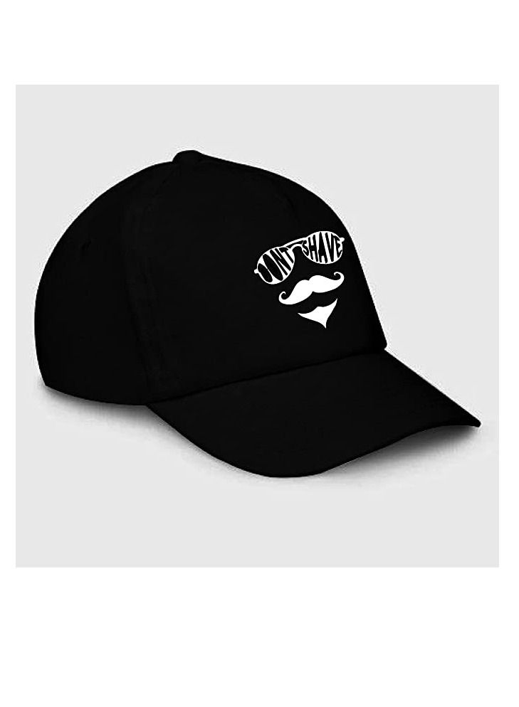PRINTSHOP4ME Moustache Caps For Movember,Mobro,Mens Health Awareness Black - Image 2
