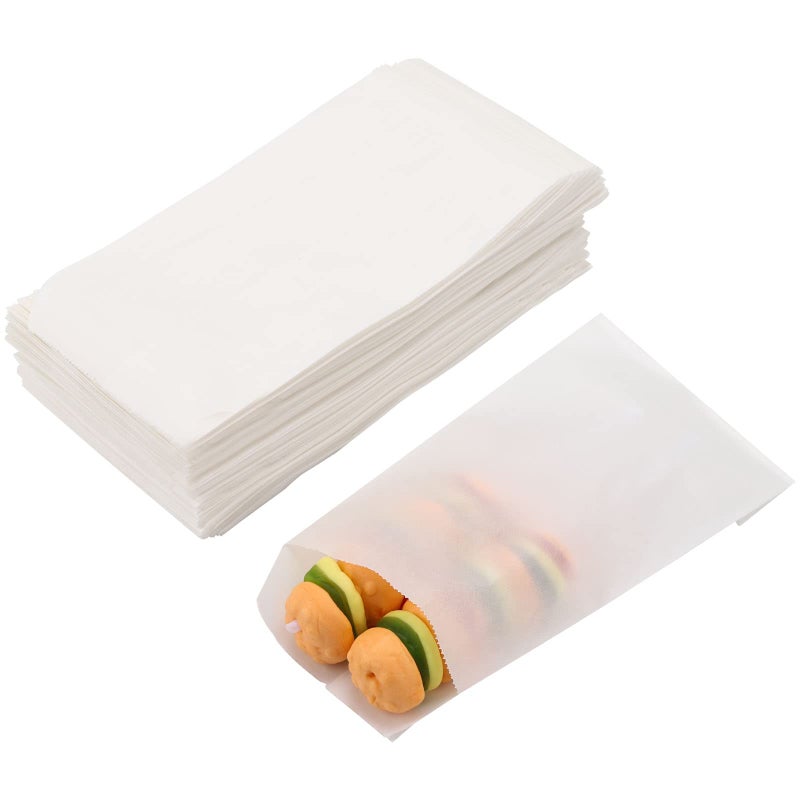 LoveBB 200 Pcs Small Glassine Bags  2 34 x 4 inch Flat SemiTransparent Paper Bags for Party Favor Cookies Candies Chocolate Treats