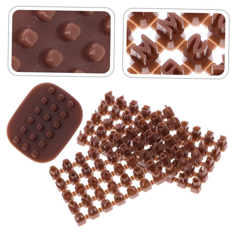 15Pcs Polymer Clay Letter Stamp Molds For Crafting Cookies Fondant Jewelry Making - Image 4