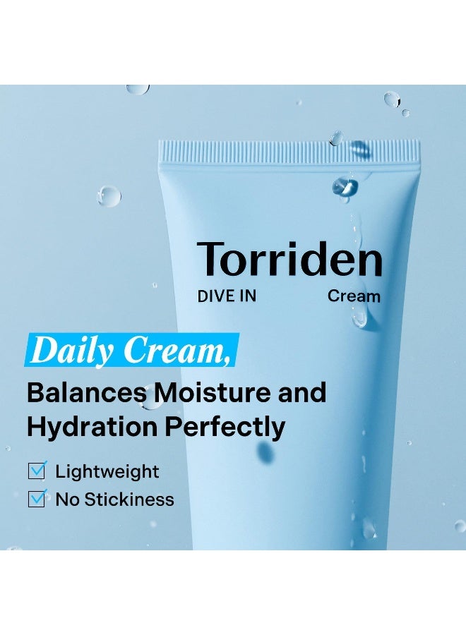 Torriden Dive-In Low Molecular Hyaluronic Acid Face Cream 80Ml – Deep Hydration Moisturizer With 5D Hyaluronic Acid For Dry & Oily Skin, 2.71 Fl Oz - Image 3