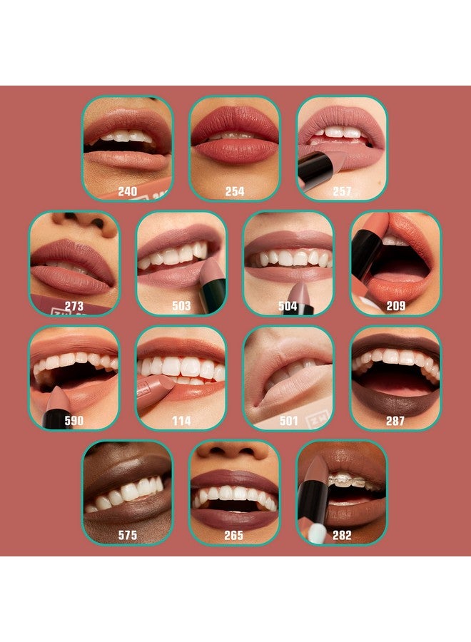 3INA The Lipstick 503 Outstanding Shade Selection Matte And Shiny Finishes Highly Pigmented And Comfortable Vegan And Cruelty Free Formula Moisturizes The Lips Nude Pink 0.16 Oz - Image 5