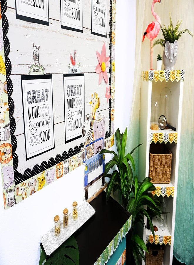 Creative Teaching Press CTP Safari Friends 6" Designer Cut-Outs, Set of 36 accents, 6” Each (Creative Teaching Press 3278) - Image 2