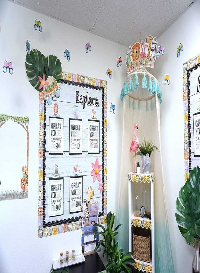 Creative Teaching Press CTP Safari Friends 6" Designer Cut-Outs, Set of 36 accents, 6” Each (Creative Teaching Press 3278) - Image 4