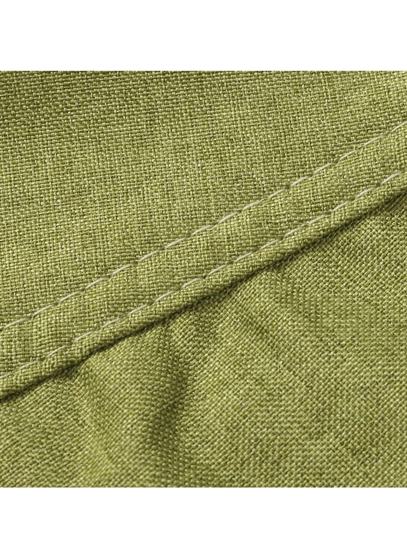 SYOSI Bag Chair Cover, Sofa Bean Bag Sofa Cover, Cloth Cover without Filler, Soft Cotton Linen, Sack Bean Bag for Adults, Kids, Teens Green - Image 4