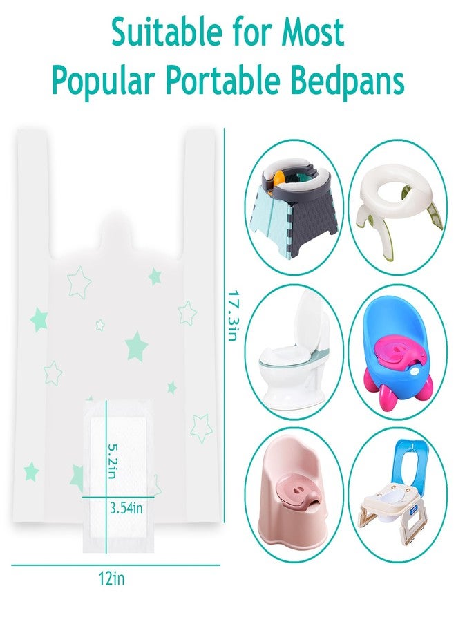 kimitimi Disposable Portable Potty Liner Bags with Super Absorbent Pads - Universal Fit for Most Potty Training Chairs, Outdoors Travel Baby Toilet Liners Leak-Proof for Home & Travel - 36 Packs - Image 2