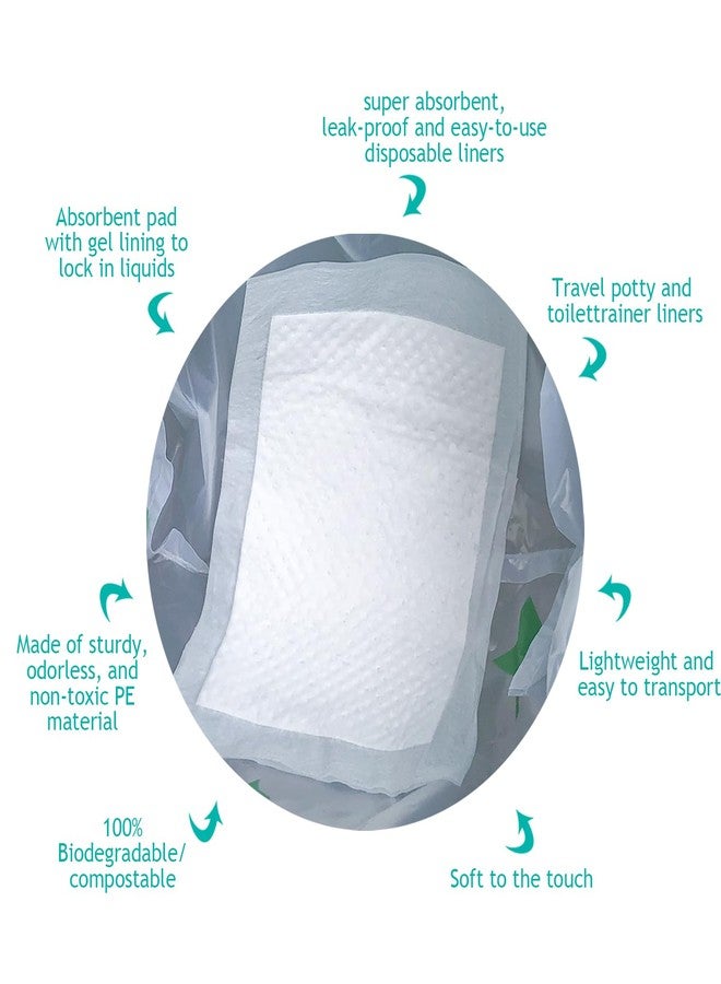 kimitimi Disposable Portable Potty Liner Bags with Super Absorbent Pads - Universal Fit for Most Potty Training Chairs, Outdoors Travel Baby Toilet Liners Leak-Proof for Home & Travel - 36 Packs - Image 5