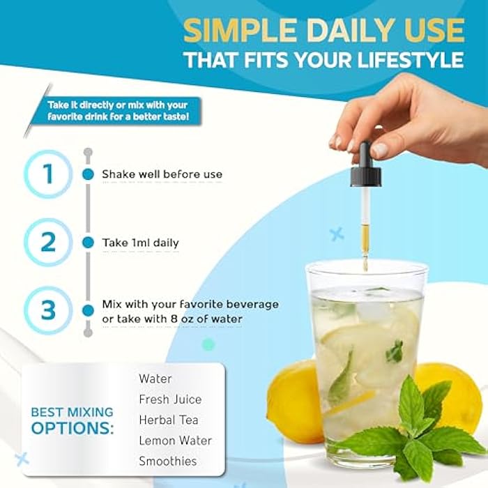 NURAFUSE Liposomal GABA, 5-HTP, Magnesium, Theanine, Ashwagandha Liquid Drops – Ultra Potent, Raspberry Taste – 2 FL OZ (60ml) - Image 5