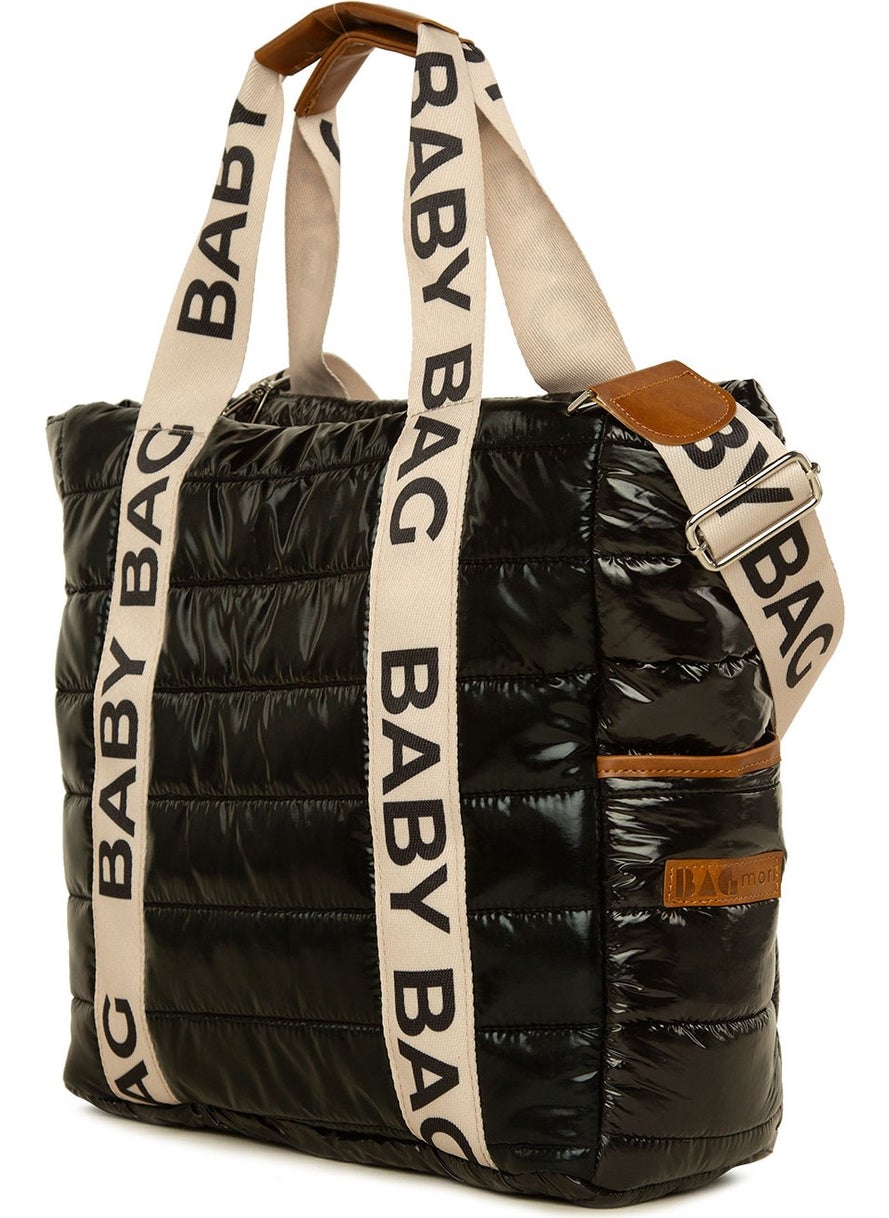 Bagmori Baby Bag Column Embroidered Puff Mother Baby Bag  - Image 2
