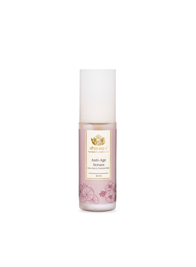 Shankara Anti Age Luxury Serum with Gotu Cola & Bakuchi for Dry & Dehydrated Skin| Face Serum for Improving Skin Elasticity & Natural Skin Renewal | Ayurvedic Age Defying Formula for Youthful & Healthy Skin | For All Skin Types-30ml - Image 1
