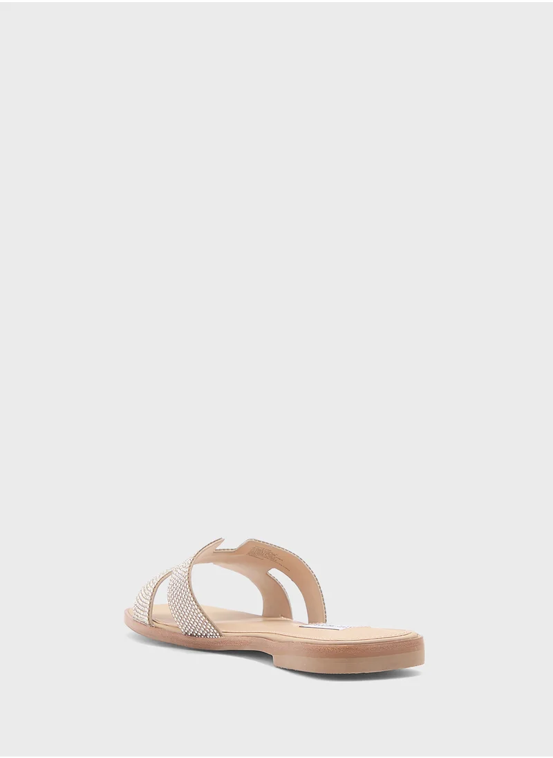 ستيف مادن Hadyn-Cnr Multi Strap Flat Sandals