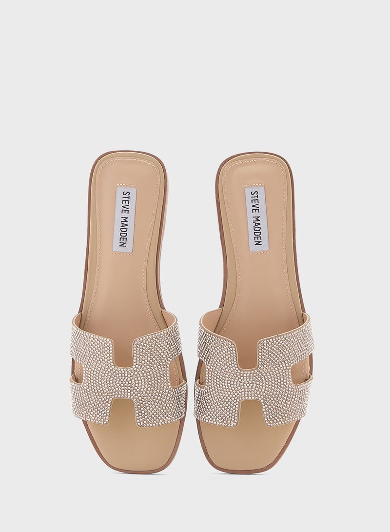 STEVE MADDEN Hadyn-Cnr Multi Strap Flat Sandals  - Image 4