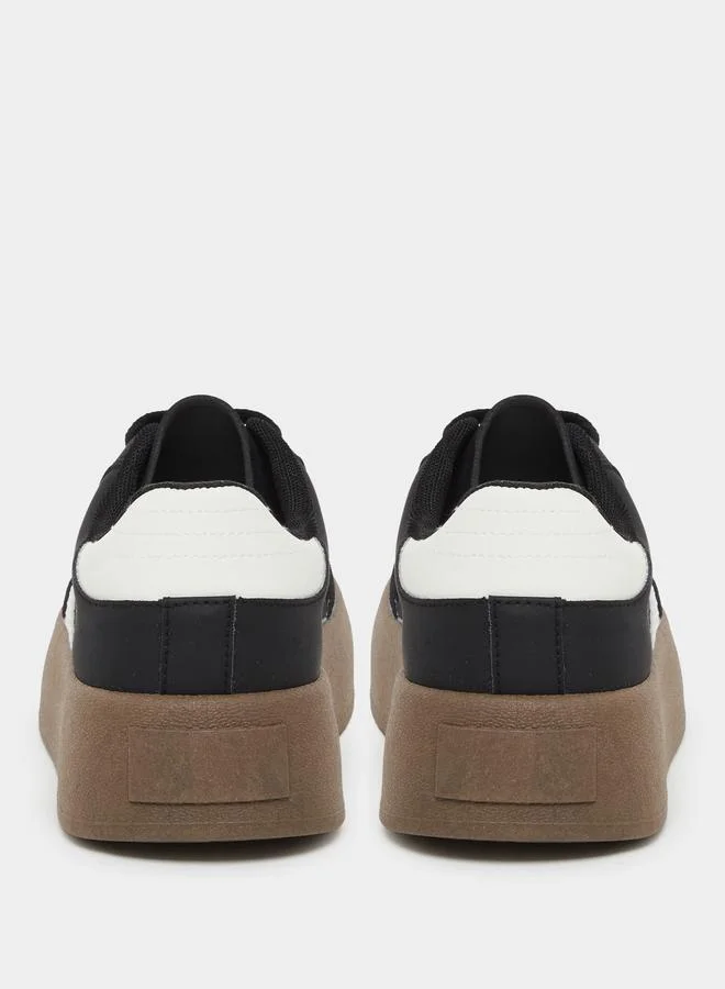 Styli Styli Women Black Platform Sneakers