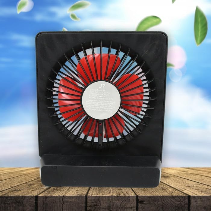 ATEVON Portable Desk Fan – Compact USB-Powered Table Fan with 1-Speed Setting for Home Office & School Use - Image 2