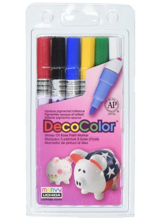 Uchida 200-6A 6-Piece Decocolor Fine Point Paint Marker Set - pzsku/ZAD19B6616DE1675FEDDCZ/45/_/1732283678/7af5b4ed-8835-4122-98ee-e31df305e974