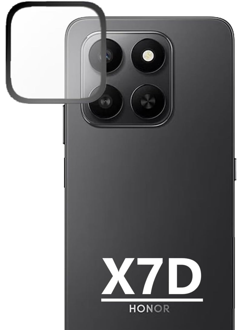 Muzz Honor X7d Camera Lens Protector, 9H Tempered Glass with Metal Rings, Case Friendly, Anti-Scratch - Image 3