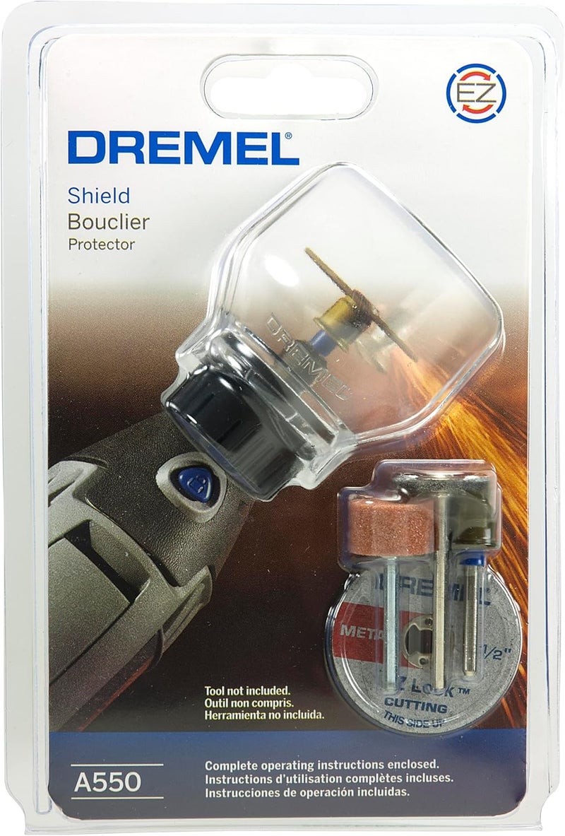 DREMEL A550 Rotary Tool Shield Attachment Kit with 4 Accessories - Image 4