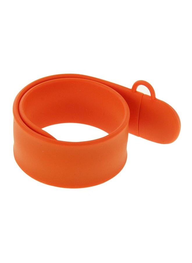 BURAQ Silicone Bracelet USB Flash Disk with 4GB Memory(Orange)  - Image 2