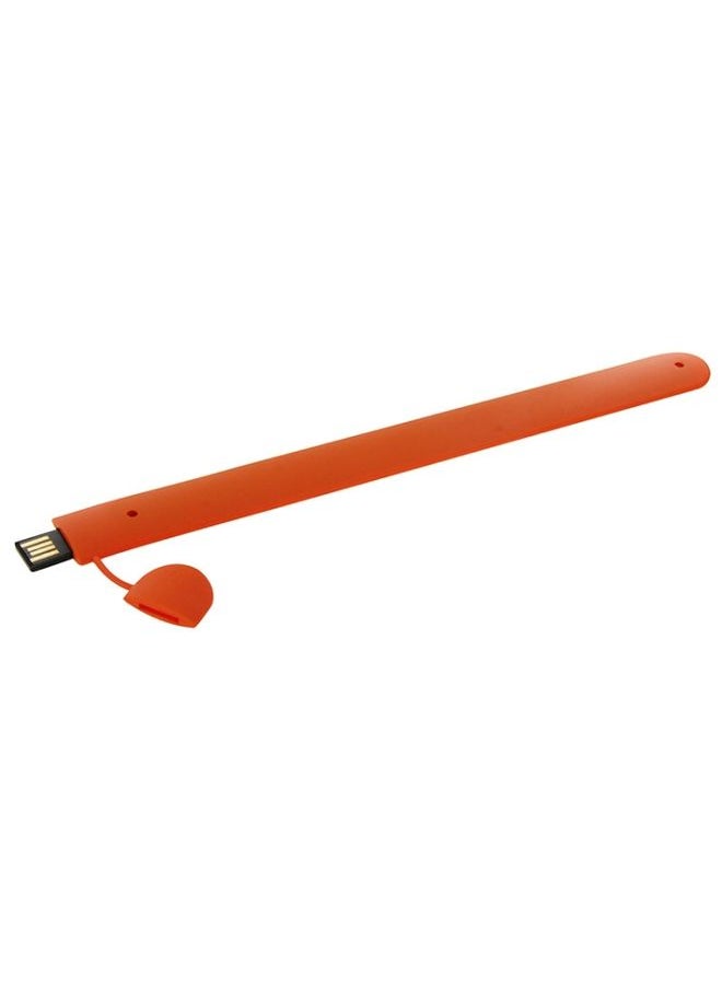 BURAQ Silicone Bracelet USB Flash Disk with 4GB Memory(Orange)  - Image 3