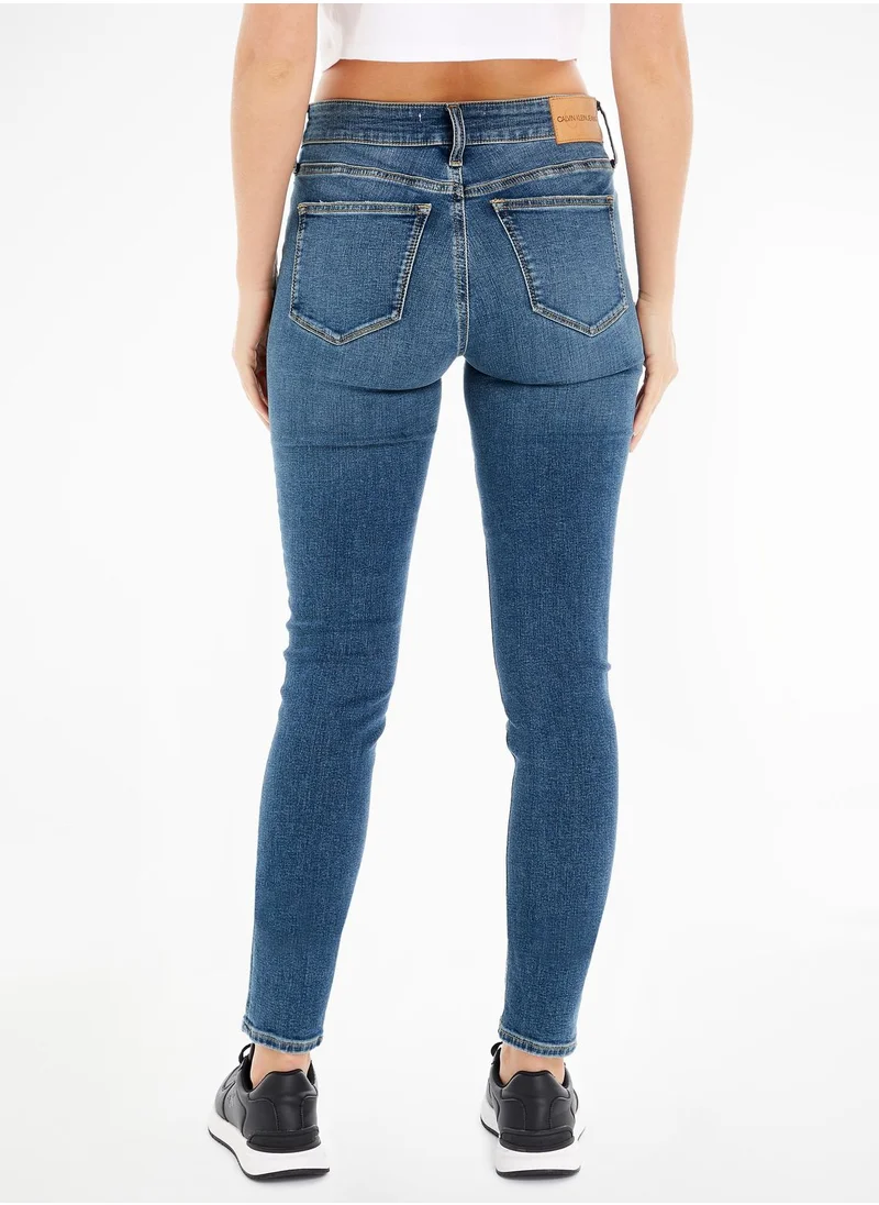 كالفن كلاين جينز High Waist Skinny Jeans