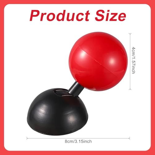 AutoBizarre Car Push Start Stop Button Ring ABS Plastic Joystick Style Cover for Push Start Stop Button Protection and Decoration for All Cars (Red) - Image 3