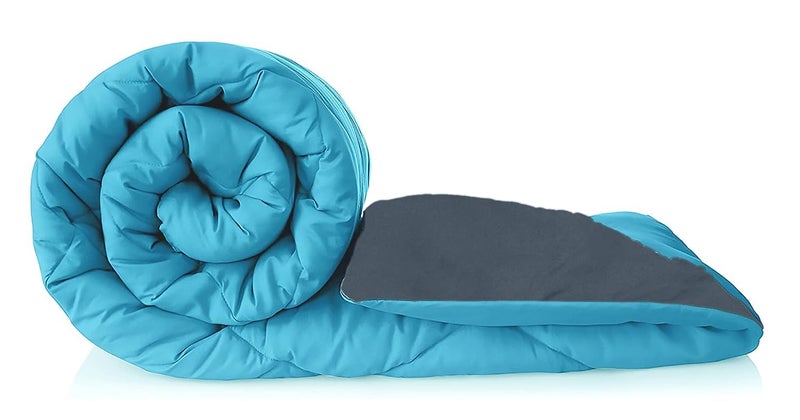 HAUS Haus Cotton Duvet Blanket | Bed Comforter | Heavy Weight | Polyester Filling | Ultra Soft | Double Bed | All Weather Quilt | AC & Winter Blanket  - Image 1