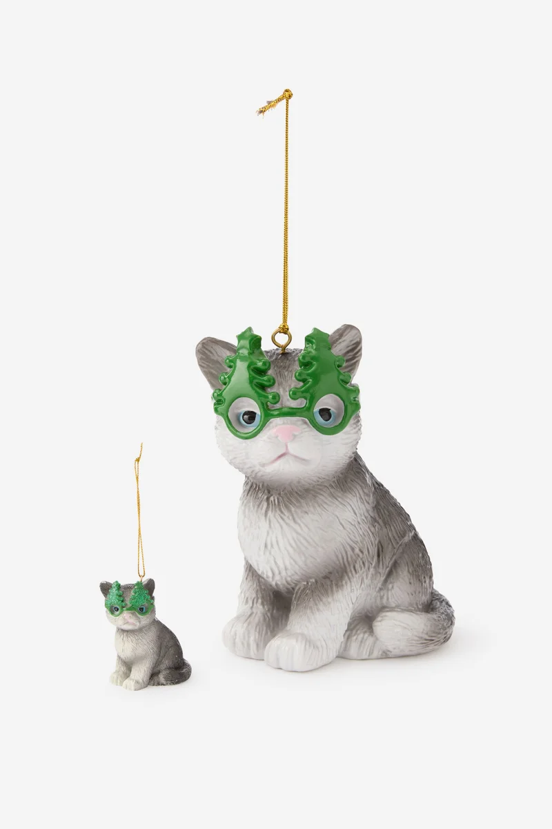 Typo Oversized Resin Ornaments