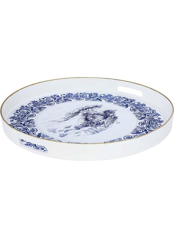 Alsaif Plastic Serving Topper 42 Cm Round White  - Image 2