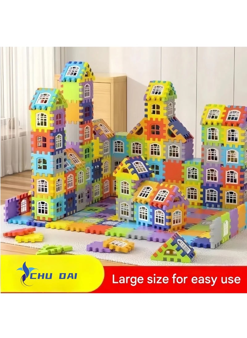 CHU DAI Children's building block set, building block house (350 pieces)  - Image 1