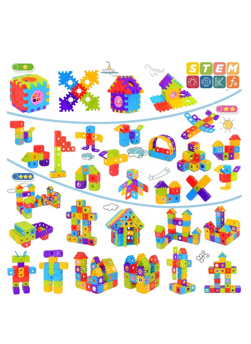 CHU DAI Children's building block set, building block house (350 pieces)  - Image 3